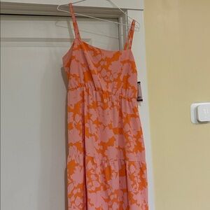 NWT Size XXL Women's Social Standard By Sanctuary, Pink & Orange Floral Dress